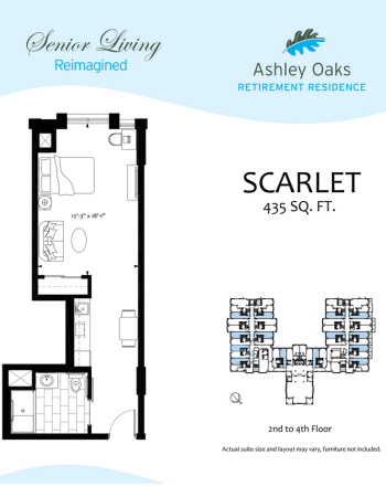 Ashley Oaks Residence Floor plan Scarlet